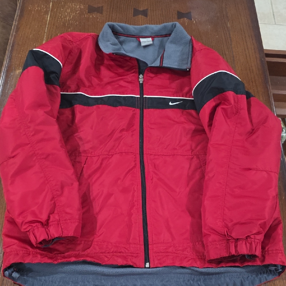 Nike Red and Black Jacket